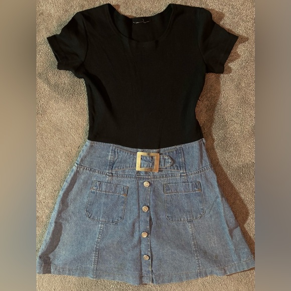 California Concepts Dresses & Skirts - Vintage 90’s Mini jean DRESS by California Concepts Size 7